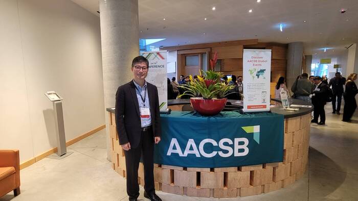 【恭賀】中正大學會資系張碩毅教授當選國際商管學院促進協會(AACSB)初始認證委員會(IAC),成為台灣唯一委員代表圖片
